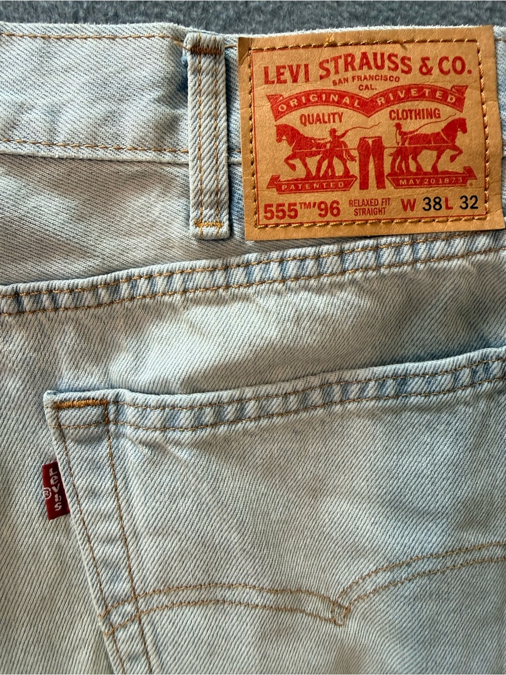 Levi's - 555 ‘96 Relaxed Straight Men's Jeans View 5
